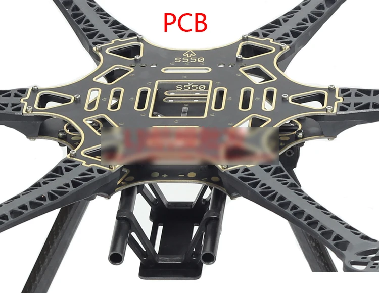 DIY Замена S550 комплект рамы для гексакоптера PCB стекловолокна центр с шасси для FPV Mini S800 Hexa-copter F550