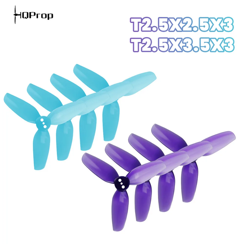 16 шт./8 пар HQ T2.5X2.5X3/T2.5X3.5X3 2525 2535 2,5 дюйма 3 лезвия/три лезвия Лопасти пропеллера совместимый t-мотор для FPV RC kit