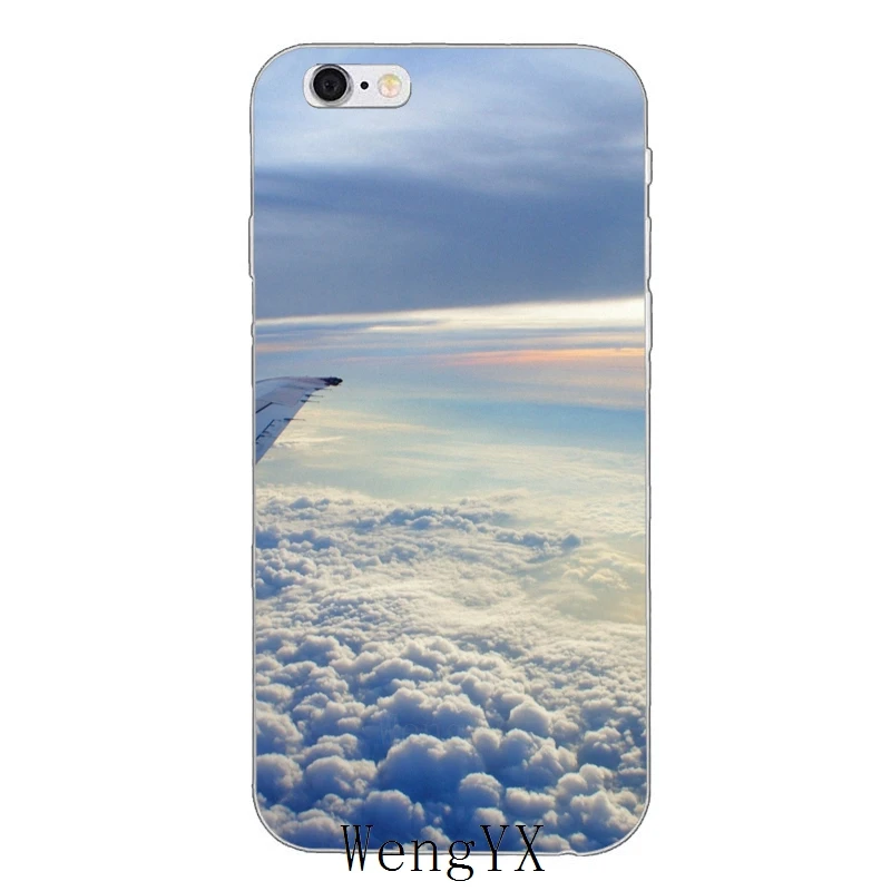 Ультратонкий Мягкий чехол из ТПУ для samsung Galaxy J1 J2 J3 J5 J7 A3 A5 A7 - Цвет: airplane-Clouds-A-06