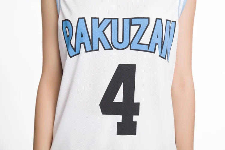 Новинка Kuroko no Basuke RAKUZAN Akashi Seijuro Basket Jersey + шорты костюм для косплея Мужская одежда