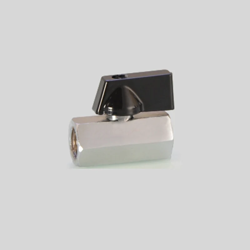 1/4 &quotBSP Female x 1/4&quot BSP Thread двухсторонний латунный Мини шаровой клапан воздушный
