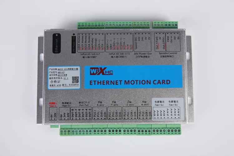 Mach3 порт Ethernet 4 оси motion control карта с ЧПУ коммутационная плата 2000 кГц