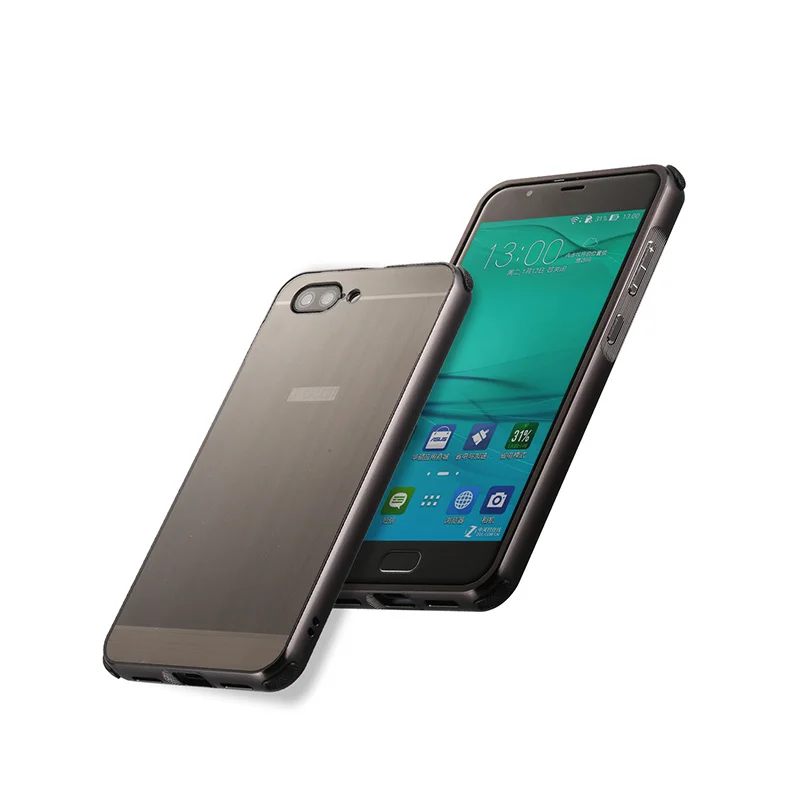 Luxury Aluminum Bumper For ASUS Zenfone 4 max Plus X015D Case Brushed Hard PC Back Cover ZC550TL |