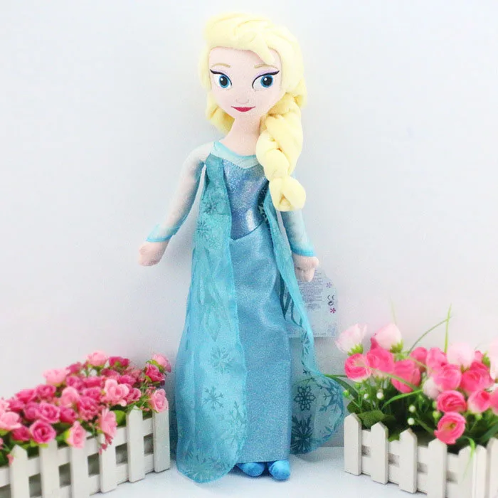 50cm Elsa Плюшевые игрушки Дисней, Холодное сердце, Эльза, Анна, принцесса, Олаф, Свен, Кристофф, мягкие игрушки, игрушки для детей, подарок на день рождения - Цвет: 50cm Elsa