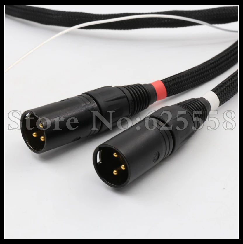1 2 м/шт. PCOCC посеребренный Tonarm кабель 5 Pin DIN &amp XLR maleturnстолы аналоговый с