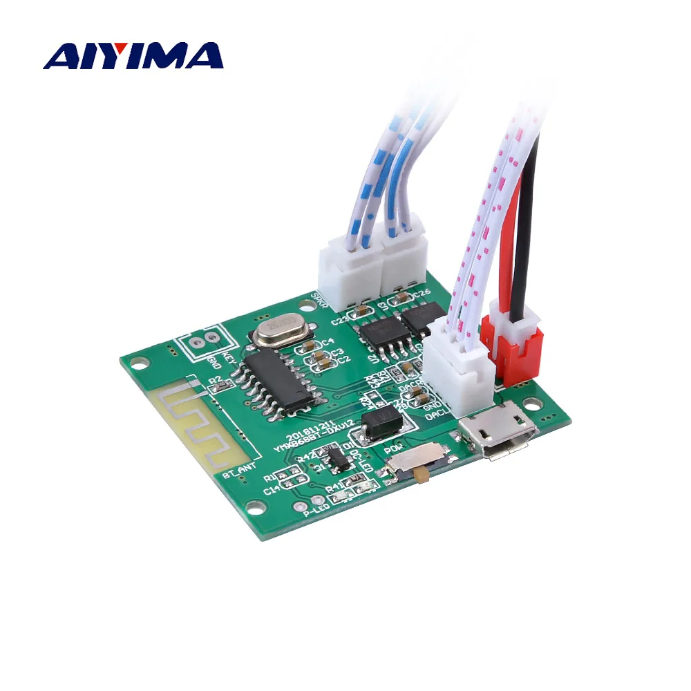 AIYIMA Mini 5 0 Bluetooth модуль с Вт + усилители мощности аудио Плата усилитель DIY для