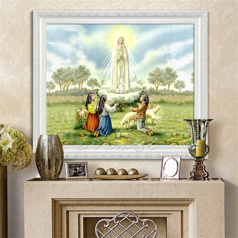 Home Decor Jesus Christ Virgin Many Art Painting Print Giclee On Canvas Ready to Frame for living room 12 | Дом и сад