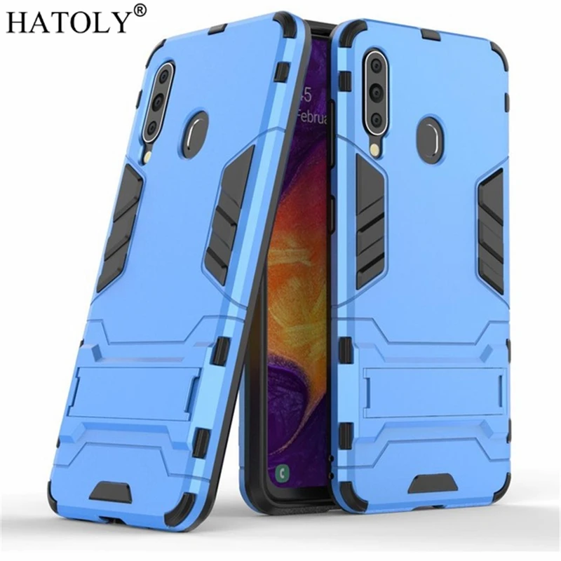 HATOLY армированный чехол для Samsung Galaxy A60 противоударный робот силиконовый