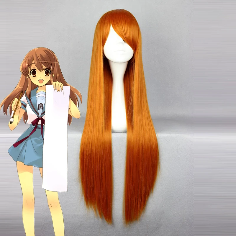 

The Melancholy of Haruhi Suzumiya Cosplay Wigs Asahina Mikuru Cosplay Wigs Heat Resistant Synthetic Suzumiya Haruhi No Yuuutsu