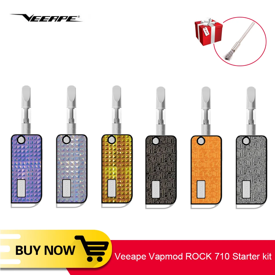 Оригинал Veeape Vapmod ROCK 710 2 в 1 стартовый комплект 650 мАч батарея 0 5 мл картридж