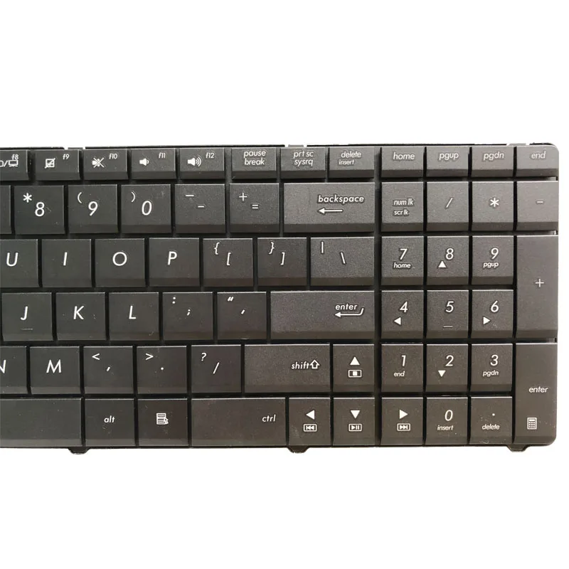 Клавиатура US для Asus A53 A53T X53 X53B X53C X53T X73 N73 K73 K73T A53U X53Z X53BR X53E A73TA A73TK черная клавиатура
