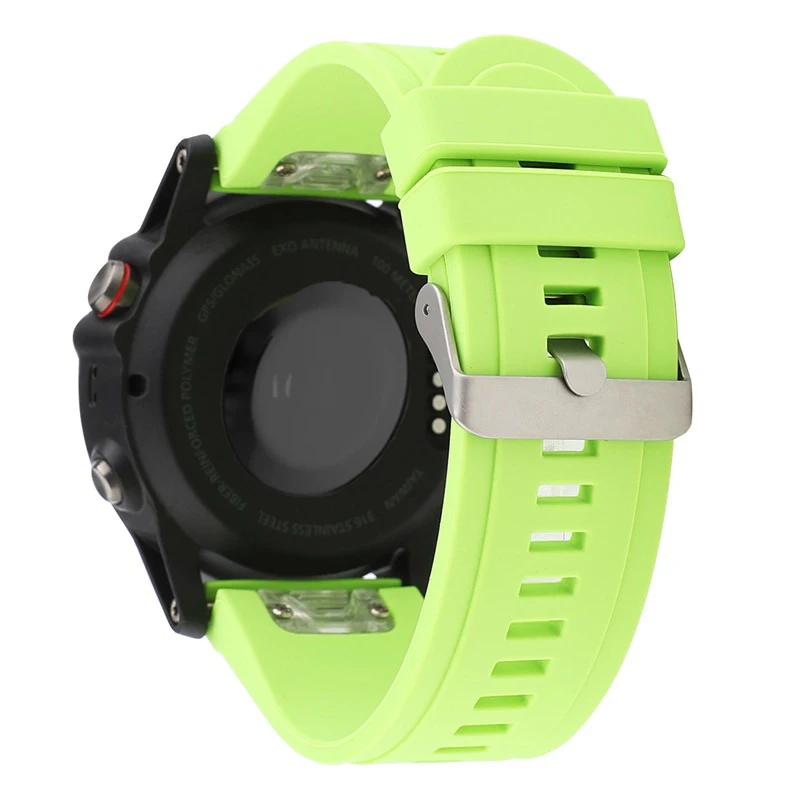 20 22 26 мм силиконовый ремешок для часов Quick Release easy Fit Garmin Fenix 5 5S 5X Plus 3 3HR MK1 6S 6X 6 Pro |