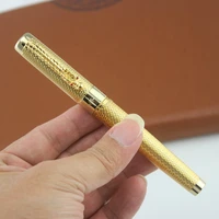 jinhao 1200 golden dragon red crystal eyes roller ball pen stationery office business luxury brand writing gift ball pens