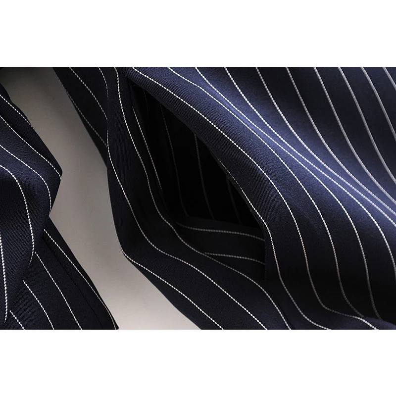 HEE GRAND/Женский блейзер темно синего цвета Повседневная Женская плиссированная