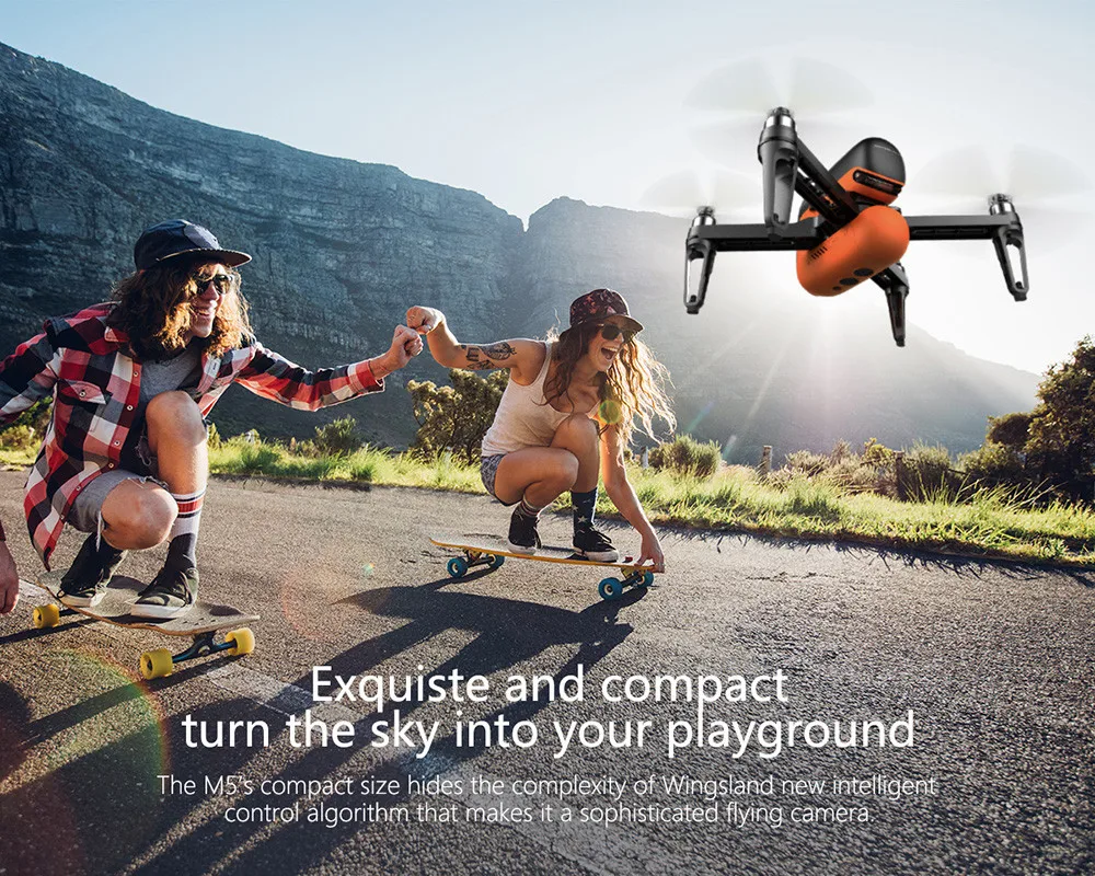 Newsest Профессиональный Wi Fi FPV гоночный Радиоуправляемый Дрон M5 17 минут 720P HD камера