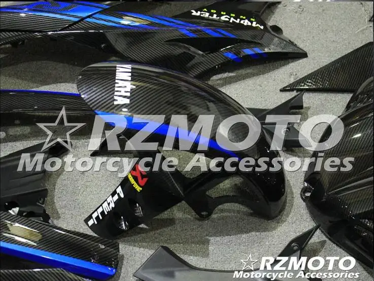 Углеродное волокно лакированные мотоциклетные Обтекатели части для YAMAHA YZF R6 переводная печать воды № 0071