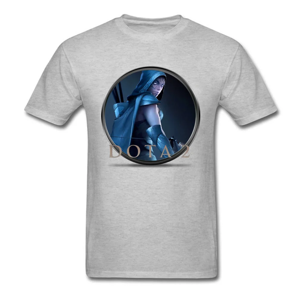 Топ с принтом для геймера Dota 2 футболки высокого качества круглым вырезом 100%
