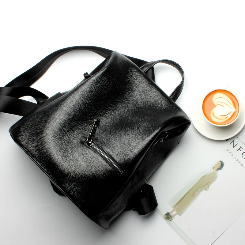 Высококачественный модный дизайнерский женский рюкзак из натуральной воловьей