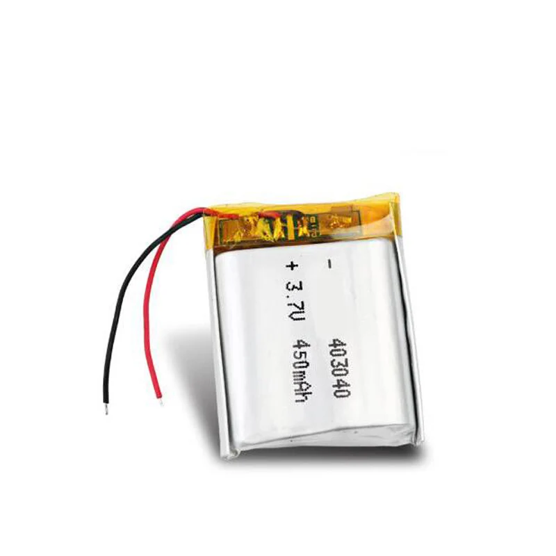 3,7 V 450mAh 403040 литий-полимерный Li-Po литий-ионный аккумулятор для MP3 MP4 gps Bluetooth Тахограф Автомобильный видеорегистратор