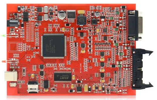 Онлайн-Версия Ktag V7.020 ЕС K-tag V2.25 прошивка 7,020 ECU программист красный pcb нет жетонов необходимости с GPT кабелем
