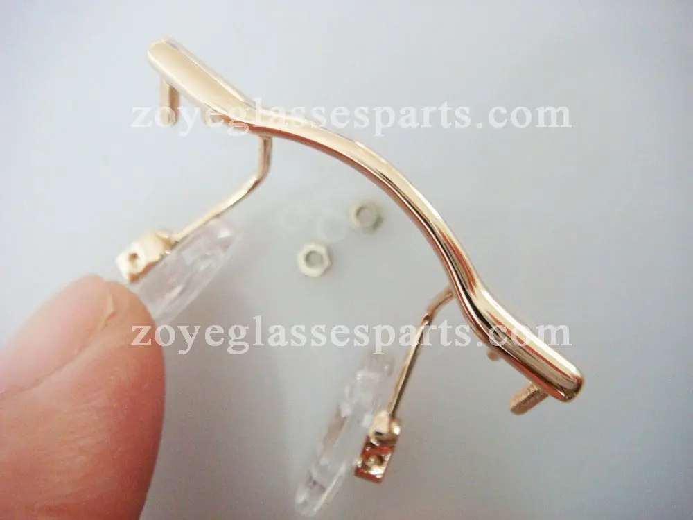Винты на переносице внешний свет для оптической оправы без мост очков из