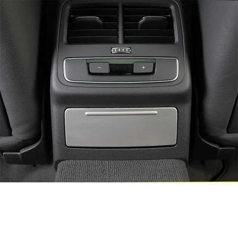 Car Window Lighter Panel Interior Decorative Chromium Automobile Sticker Strip Bright Sequins Trim Covers 17 18 19 FOR Audi A4L |