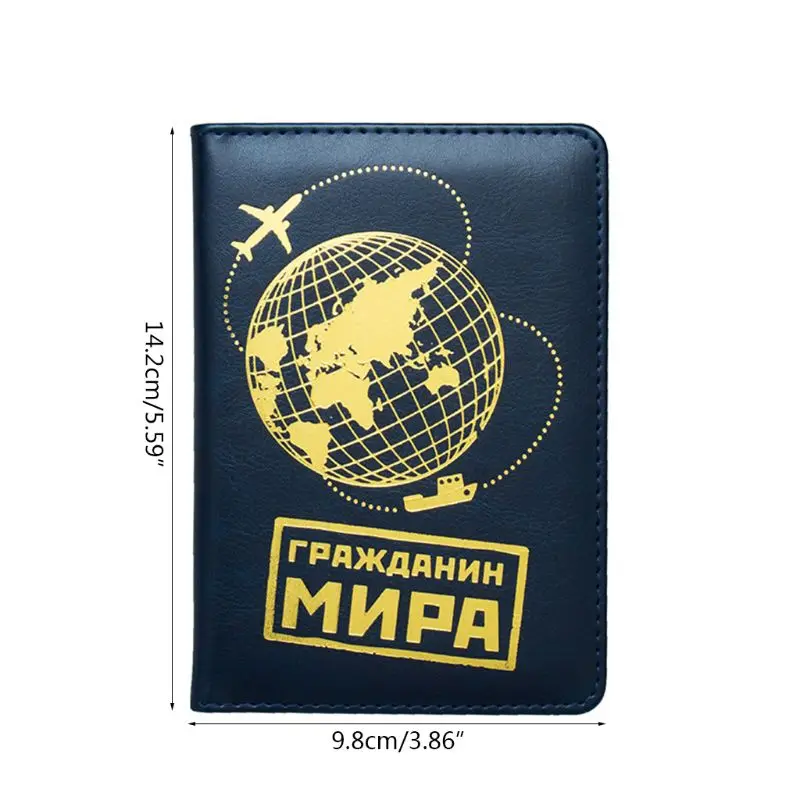 Top Quality Russian Cover on The Passport Women Sot Pu Leather Passport Cover Russia Passport Cover Russia for Girls Travel