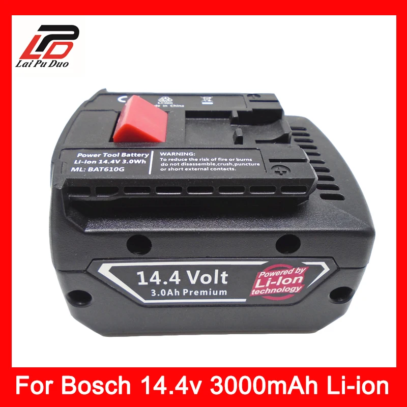 Литий ионный аккумулятор 14 4 В 607 Ач для Bosch BAT607 BAT607G BAT614 BAT614G 2 336 224|li-ion battery|battery