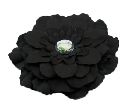 Wholesale 50pcs/lot Free Shipping Fashion Fabric Gerbera Peony Flowers Without Clips Hair Garment Accessories 13color TH91 |