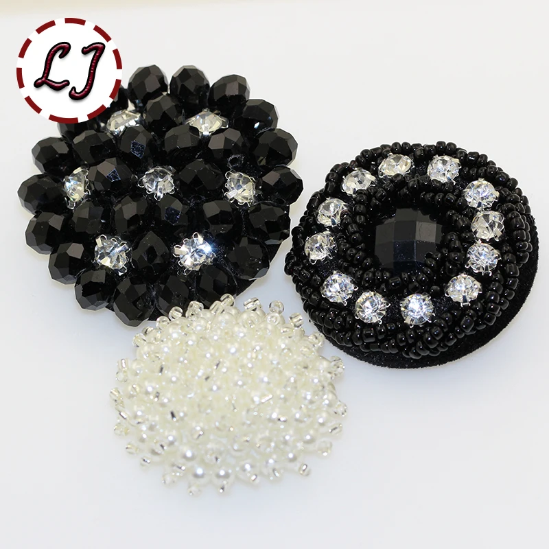 2015 новые модные высококачественные пуговицы с бусинами 2 шт./лот комбинированные