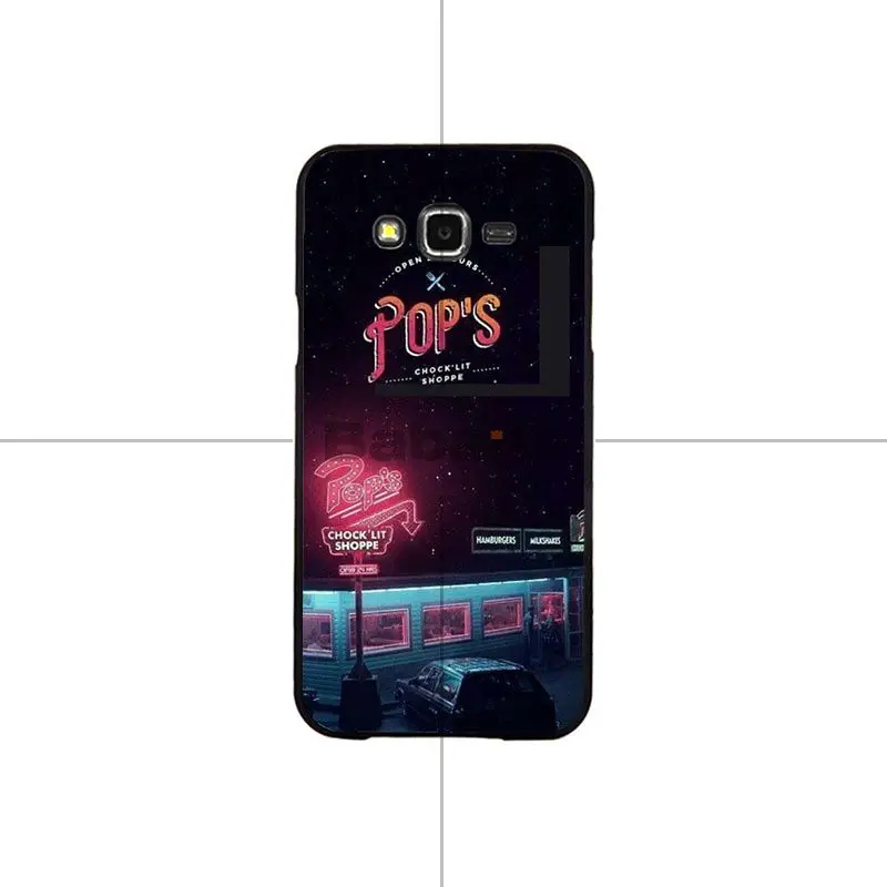 Роскошный мягкий резиновый черный чехол для телефона Babaite American TV с изображением