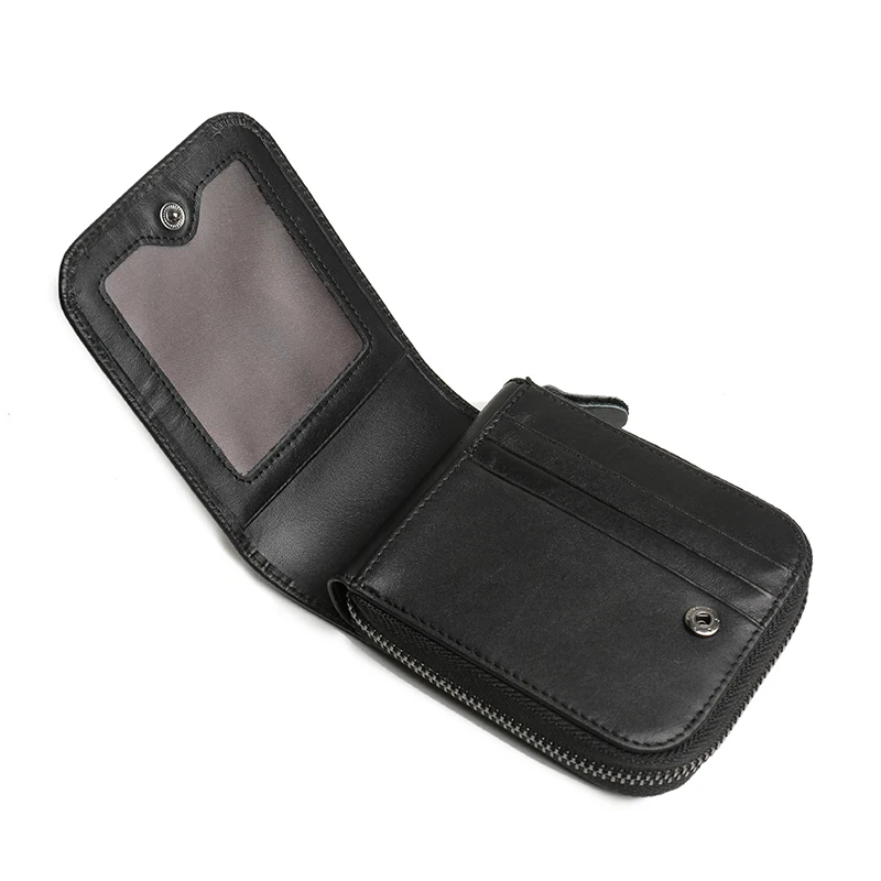 MVA Card Holder Purse Men Wallet Short Vintage Genuine Leather Organizer Wallets Brand Male Coin New | Багаж и сумки