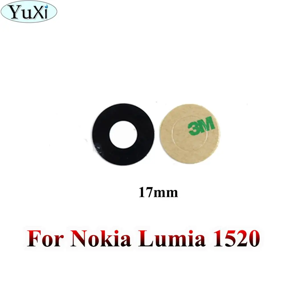 Lumia 1520 YuXi задняя камера стеклянная крышка объектива для Nokia 5 6 8X5X6X7 3 6,1 7 Plus для Nokia Lumia 950 950XL1520 с адгезивной наклейкой - Цвет: Lumia 1520