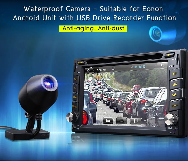 Eunavi ограниченный av-выход китайский (упрощенный) Novatek Usb2.0 Dash Cam Автомобильный