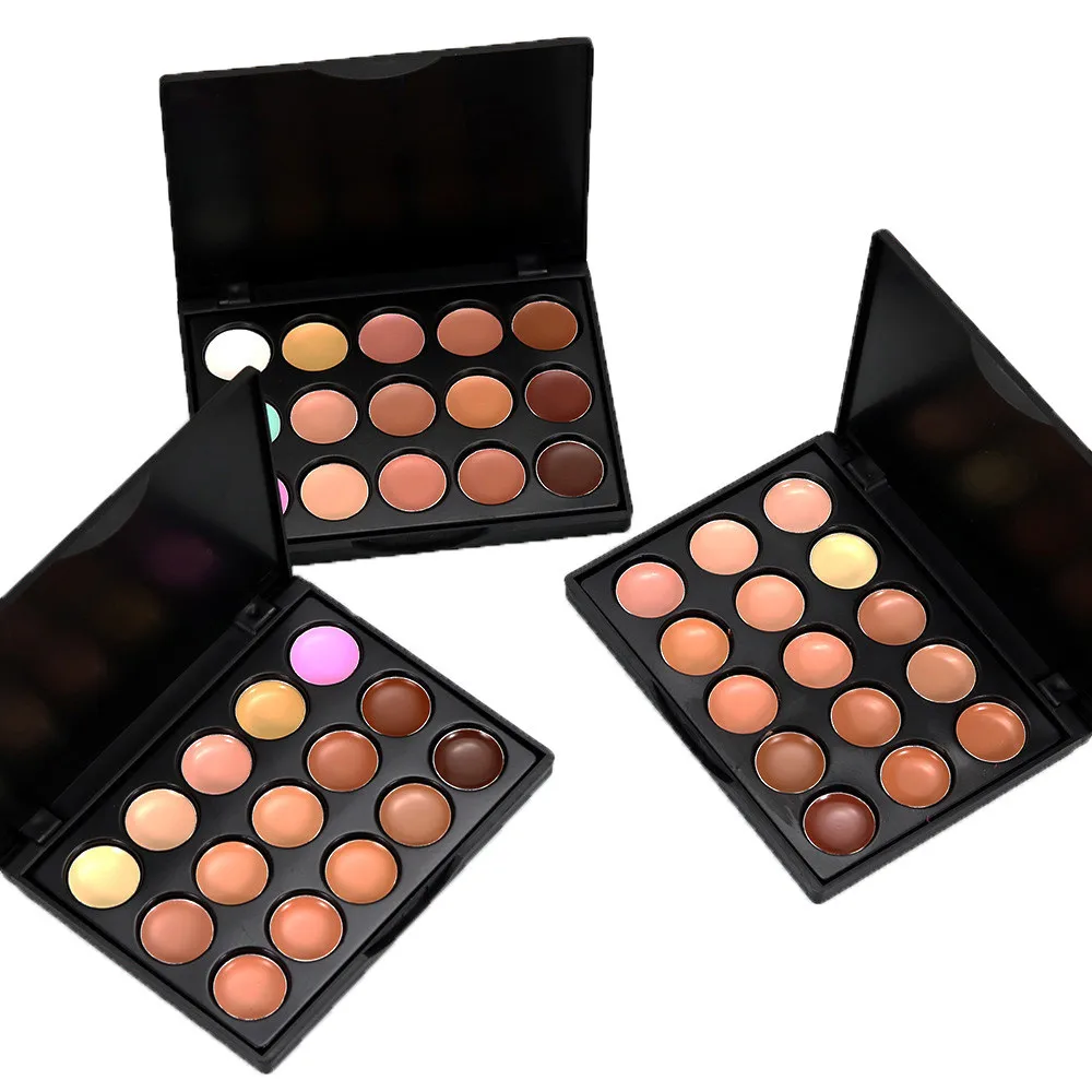 Мини 15 цветов консилер Маскировка лица крем Контур Палитра костюм образец