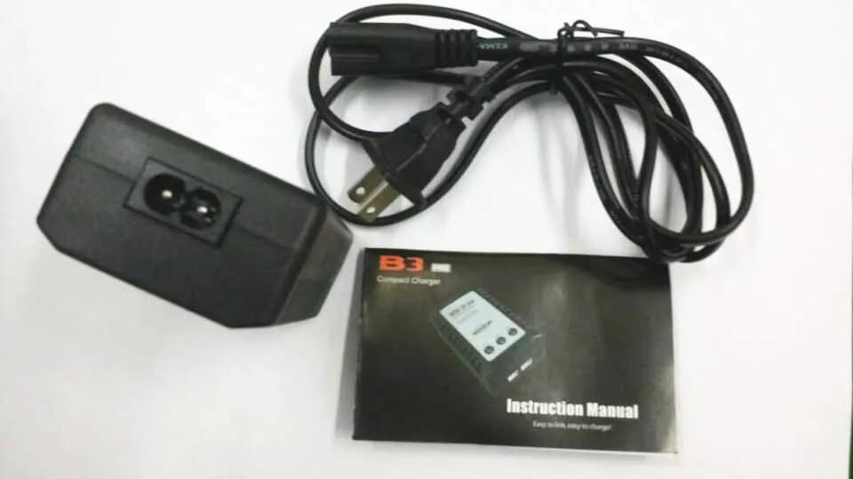 F10334 B3 AC LiPo 2S 3S зарядное устройство Компактное Встроенный адаптер для RC