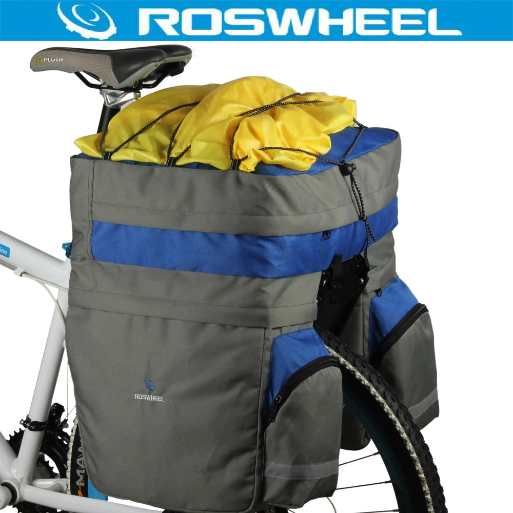 ROSWHEEL 60L водонепроницаемая сумка для горного велосипеда велосипедная двойная