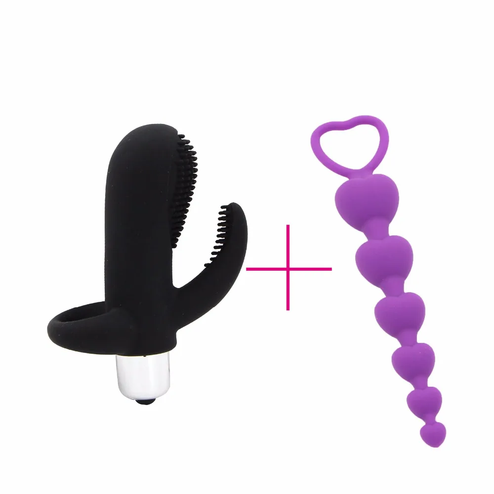 YEMA 2 шт./компл. G Spot Clitoris Finger Мини вибратор секс-машина и сердце анальные шарики