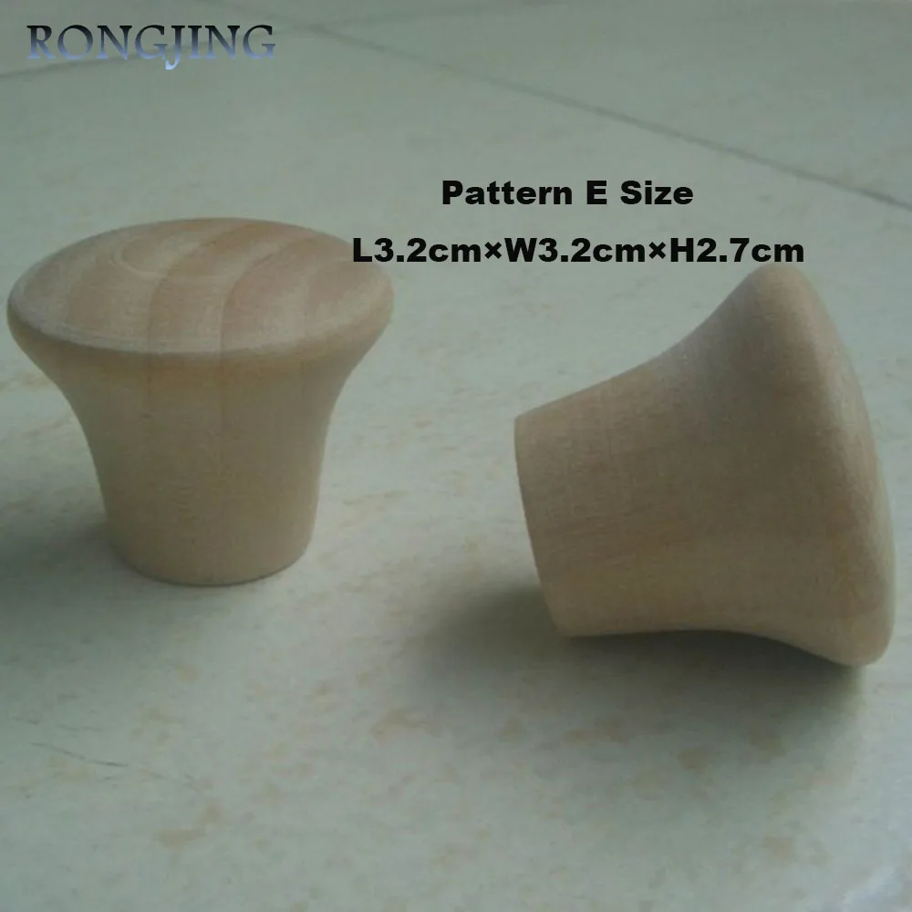 

20x Wooden Kitchen Cabinet Drawer Knobs Horn Cupboard Handles Closet Cabinet Bars Bedroom Wooden Furniture Solid Pulls Bookcase