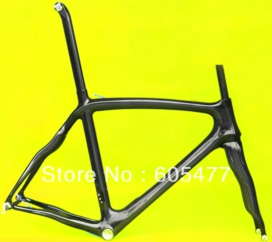 FR308 полный углеродный 3 к глянцевый дорожный велосипед 700c frameset BSA рама+ вилка+ подседельный штырь+ зажим 50 см 54 см 56 см