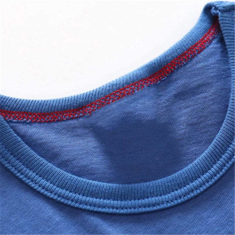 Модные детские Забавные футболки с мультяшным крокодиловым принтом летние топы