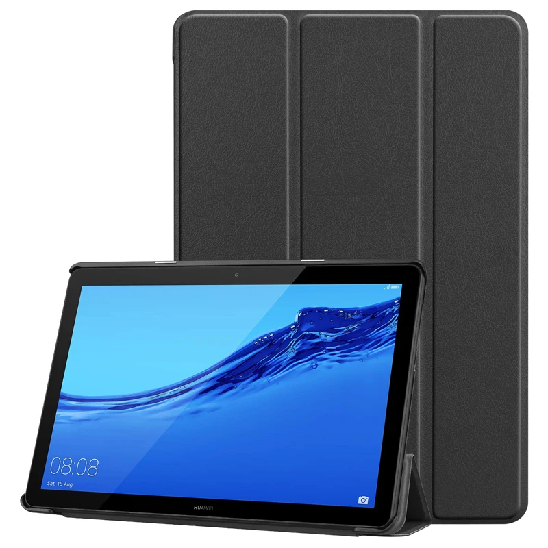 Чехол для Huawei MediaPad T5 10 Тонкий Стенд PU кожаный чехол AGS2-W09/L09/L03/W19 1 &quotпланшет Funda Capa |