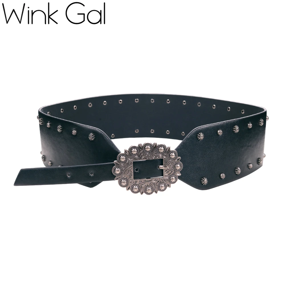 Wink Gal Для женщин пояс Широкие пояса Дизайнерская обувь из искусственной кожи в