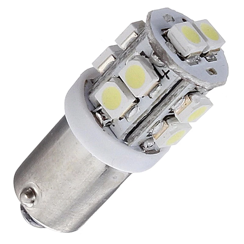 4x T11 BA9S T4W 233 штыковый Разъем 10 SMD светодиодный автомобиль клиновидный для салона