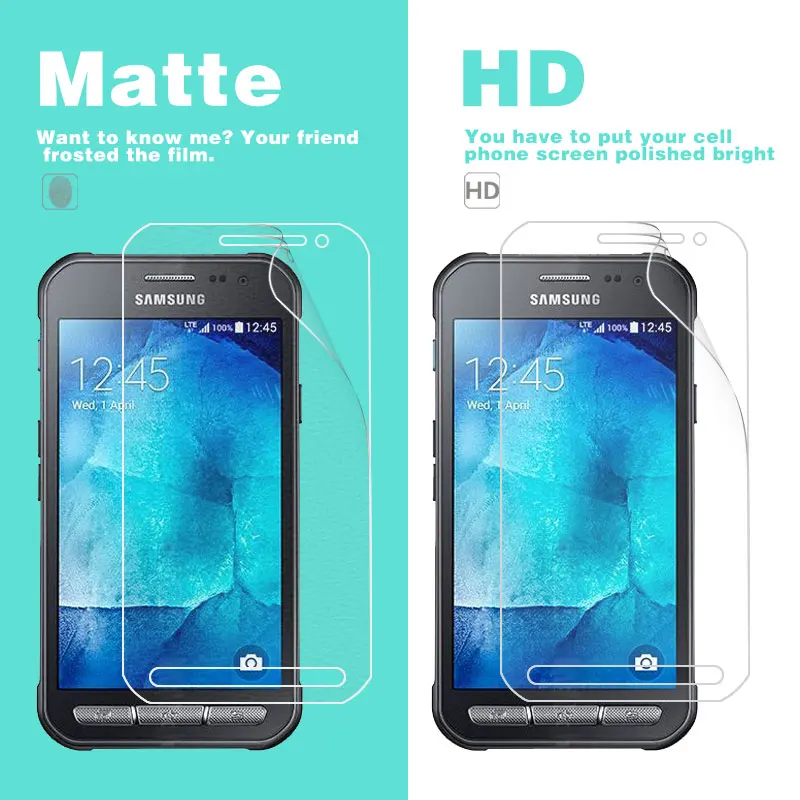 Прозрачная глянцевая пленка HD для Samsung Xcover 3 G388F 4 5 с антибликовым покрытием