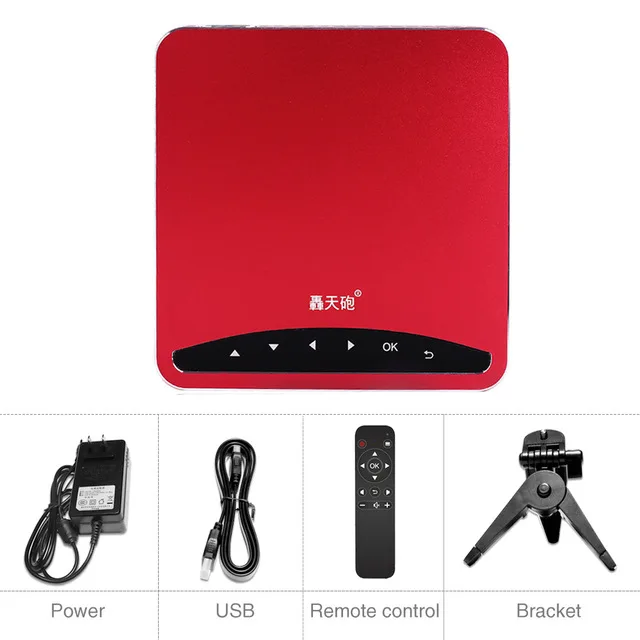 Poner saund DLP100W карман проектор HD DLP 150 ANSI люмен Высокая яркость Micro беспроводной