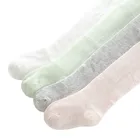 Детские колготки для девочек тонкие летние колготки для маленьких девочек с бантом прозрачные колготки для новорожденных до 5 лет