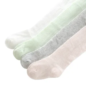 Детские колготки для девочек тонкие летние колготки для маленьких девочек с бантом прозрачные колготки для новорожденных до 5 лет