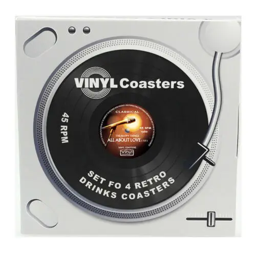 Новинка В стиле ретро силиконовые Стекло Противоскользящий коврик виниловые CD