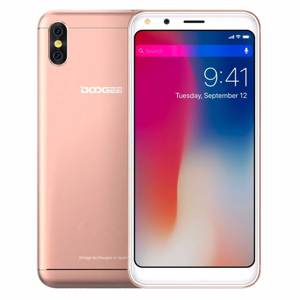 Оригинал DOOGEE X53 3g WCDMA мобильных телефонов Android 7 0 1 GB + 16 MTK6580M 4 ядра смартфон Dual